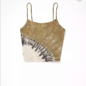 American Eagle Tie-Die Crop Cami